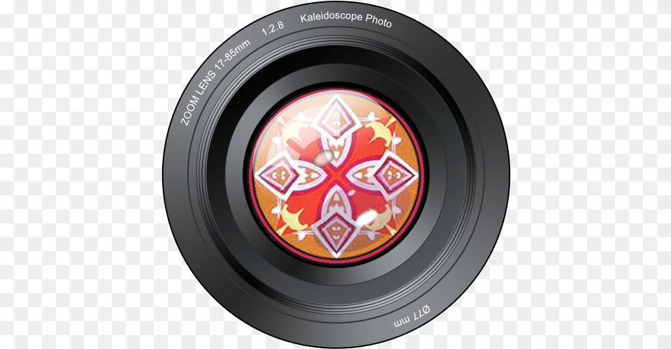 Kaleidoscope Photo Camera Lens, Electronics, Camera Lens, Appliance, Device Free Png Download