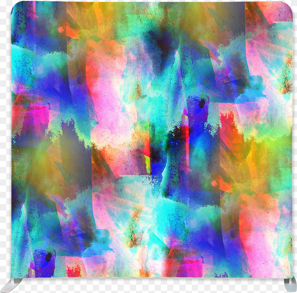 Kaleidoscope Watercolor Painting, Art, Canvas, Modern Art, Collage Free Png Download
