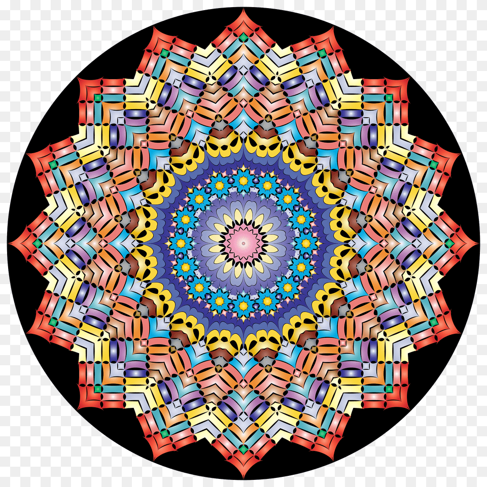 Kaleidoscopic Mandala 2 Clipart, Pattern, Accessories, Art, Spiral Png