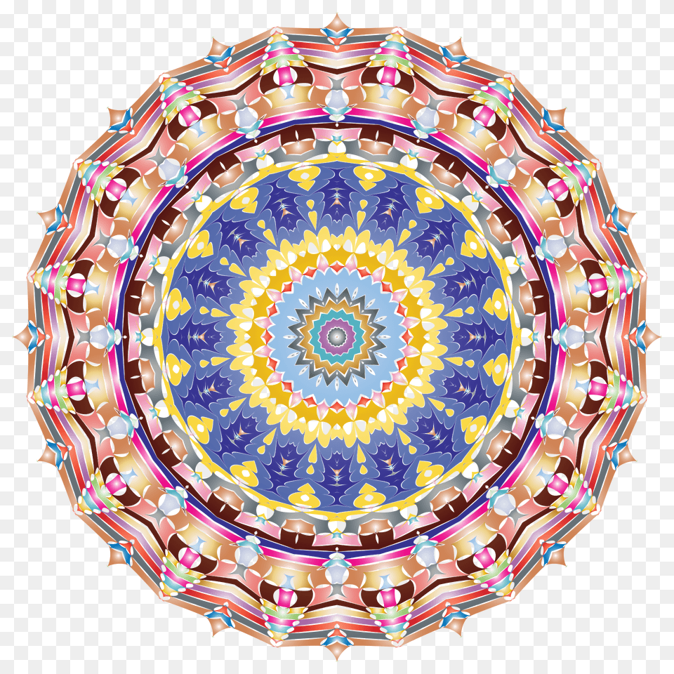 Kaleidoscopic Mandala 3 No Backgorund Clipart, Accessories, Art, Ornament, Pattern Free Png Download