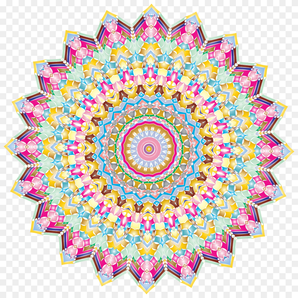Kaleidoscopic Mandala 4 No Backgorund Clipart, Pattern, Art, Accessories, Chandelier Png Image