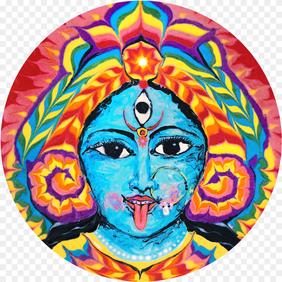 Kali Cake Circle, Art, Modern Art, Face, Head Png