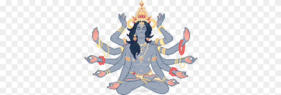 Kali Hindu Goddess Of Time Change And Destruction Illustration, Accessories, Wedding, Person, Jewelry Free Png