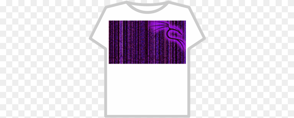 Kali Linux Backtrack Wallpaper Blue And Purple By Roblox Meliodas T Shirt Roblox, Clothing, T-shirt Free Png Download