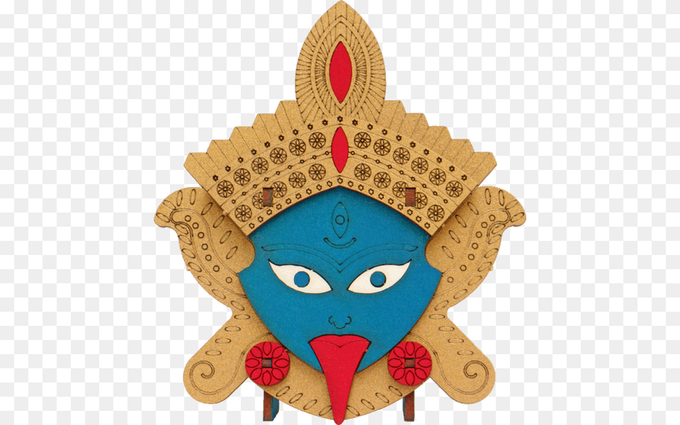 Kali Ma Maa Kali Face, Pattern, Applique, Baby, Person Free Transparent Png