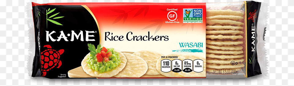 Kame Rice Crackers Non Gmo Gluten 3 Kame Black Sesame Cracker, Bread, Food, Animal, Reptile Free Png