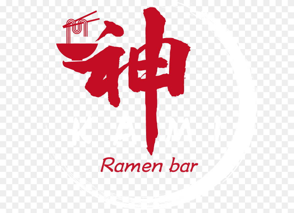 Kami Ramen Bar, Text, Handwriting, Calligraphy, Person Png Image