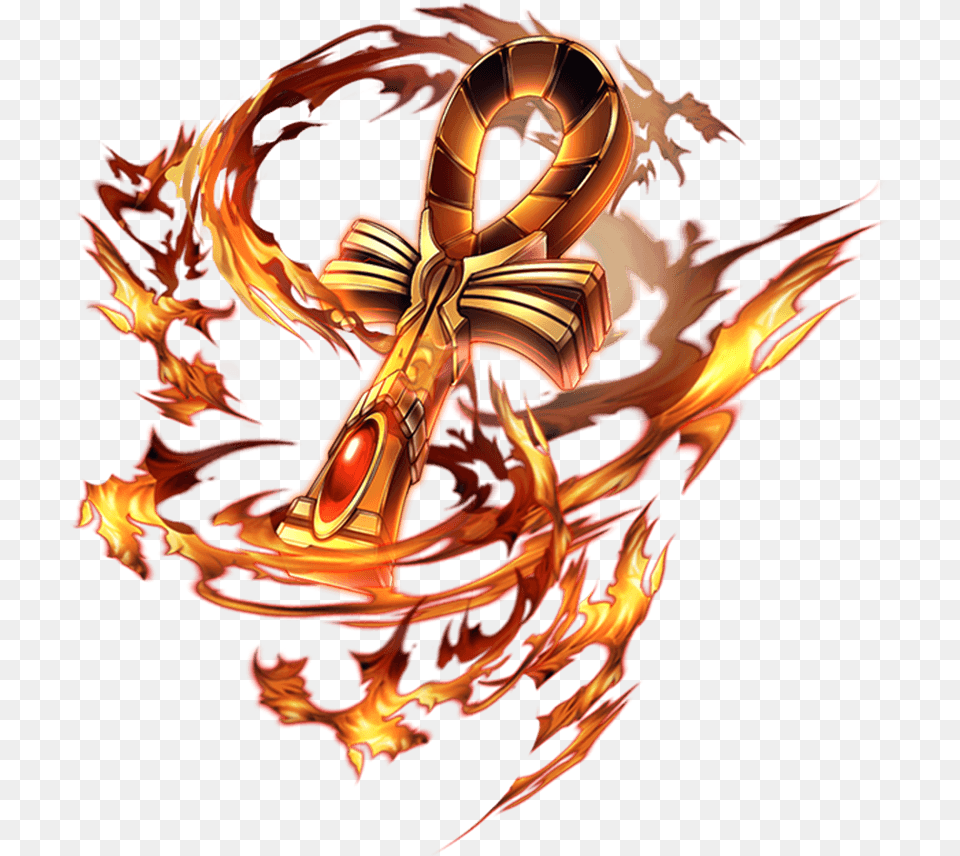 Kamihime Project Wikia Fire Ankh, Person, Dragon, Flame Png