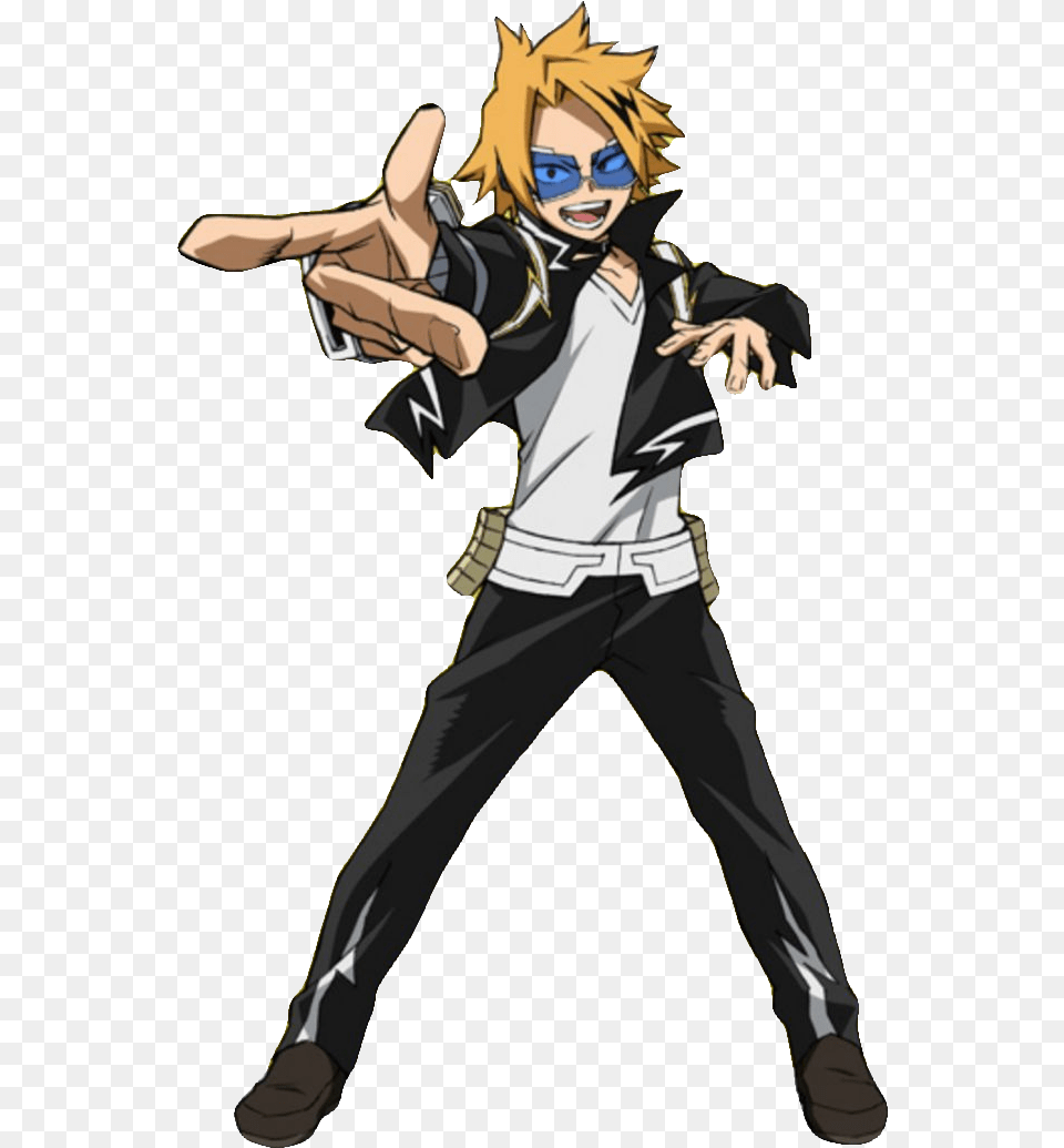 Kaminari Denki Hero Costume, Book, Comics, Person, Publication Png Image