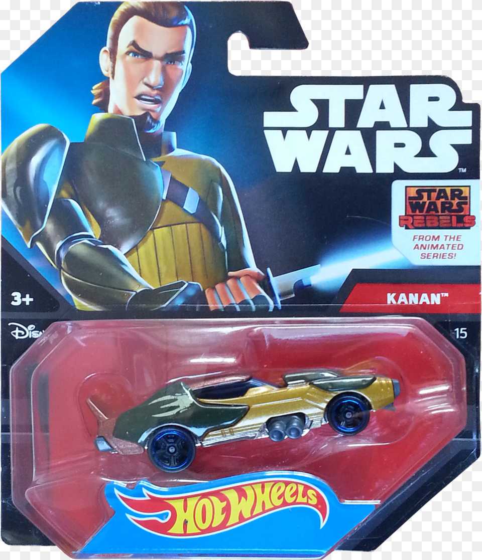 Kanan Package Front Hot Wheels Star Wars Carships, Adult, Person, Woman, Female Free Transparent Png