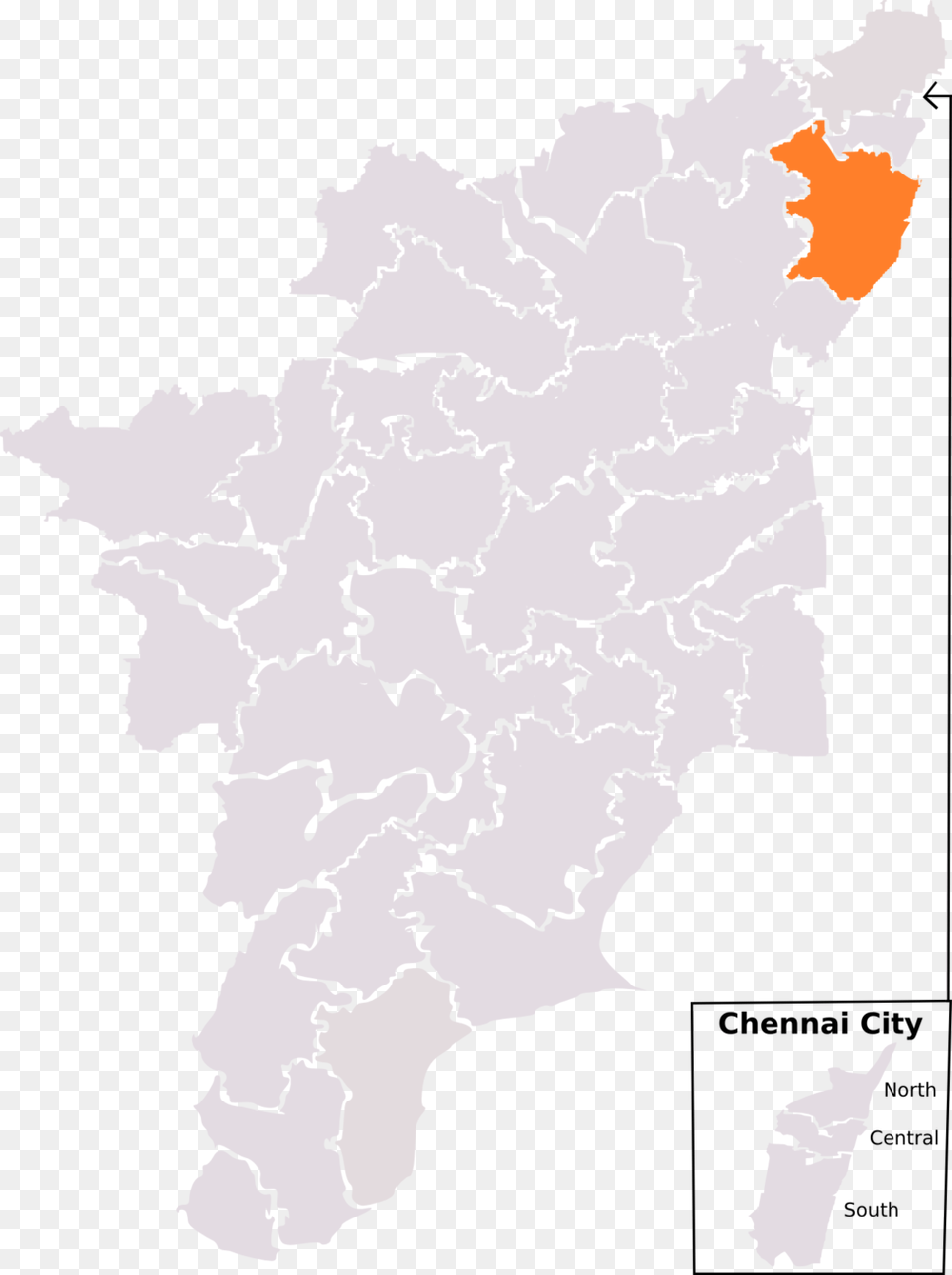 Kancheepuram Lok Sabha Constituency Post Delimitation Lok Sabha, Atlas, Chart, Diagram, Map Png Image