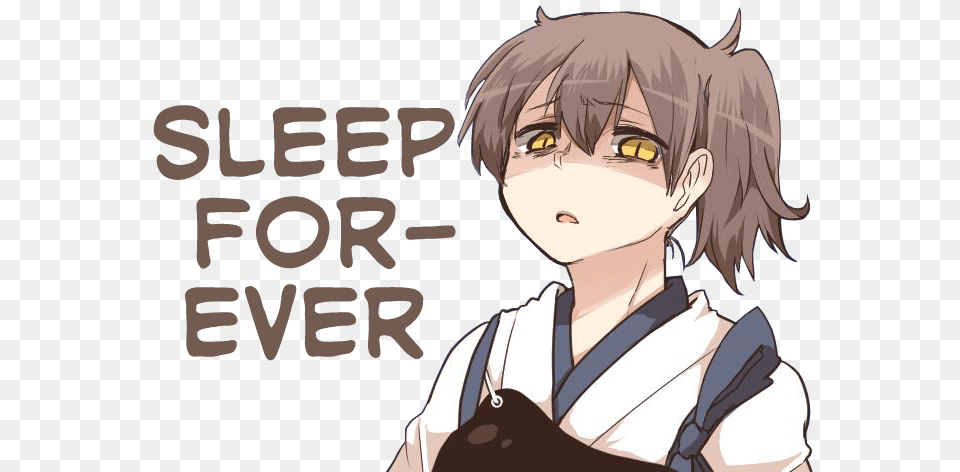 Kancolle Sleep Memes Black And White Motivational Quotes, Book, Comics, Publication, Baby Png Image