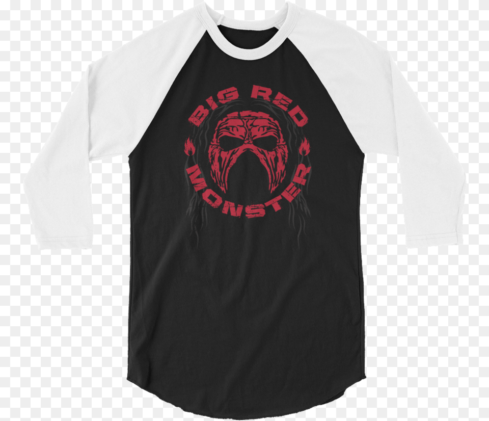Kane Quotbig Red Monsterquot 34 Sleeve Raglan Roman Reigns Unleash The Big Dog Tank Top, Clothing, Long Sleeve, Shirt, T-shirt Free Png