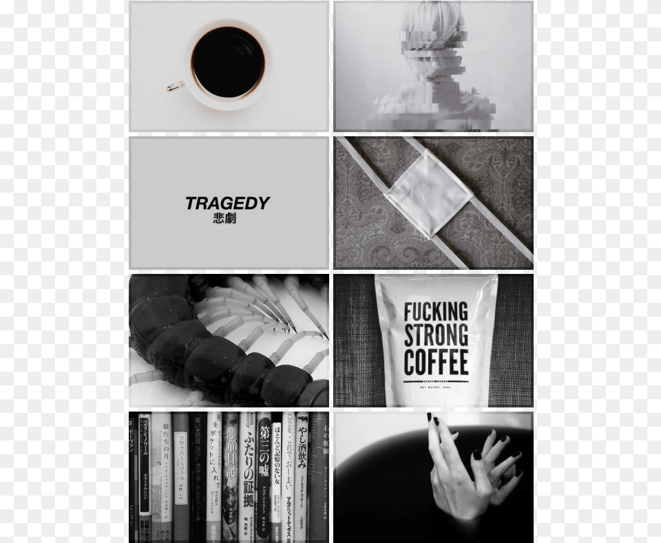 Kaneki Ken Tokyo Ghoul Mood Board, Art, Collage, Publication, Book Png