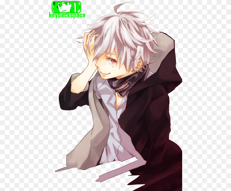 Kaneki Ken Tokyo Ghoul Render By Azi Render Kaneki Ken, Book, Comics, Publication, Manga Free Transparent Png