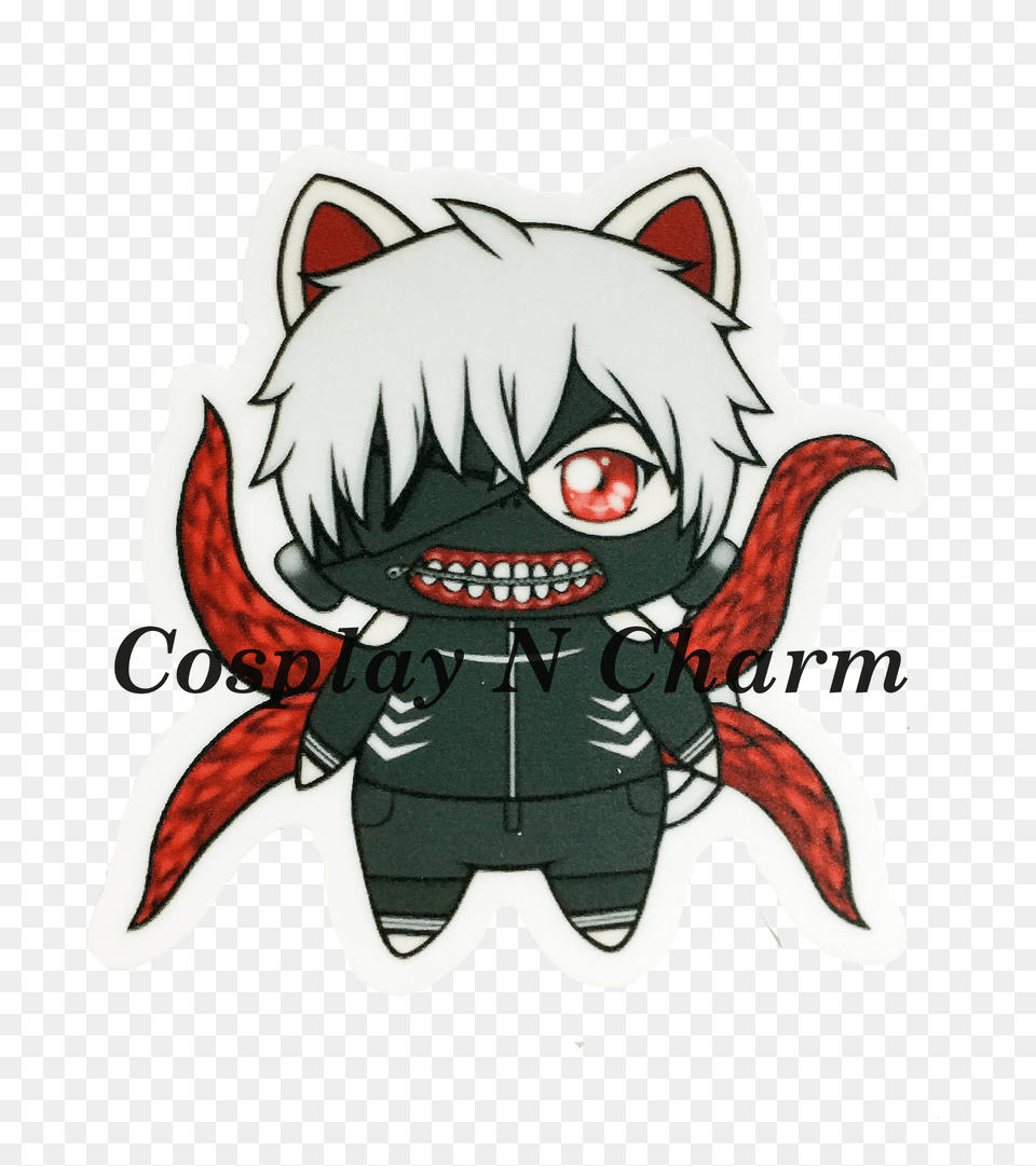 Kaneki Pvc Waterproof Sticker Free Png Download