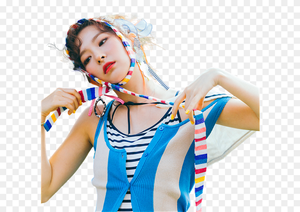 Kang Seulgi Red Summer, Hat, Clothing, Woman, Person Free Png Download