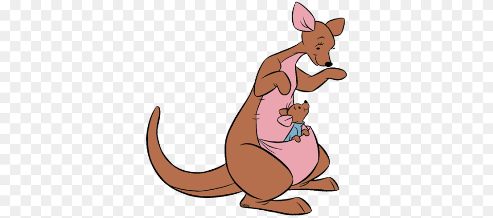 Kanga And Roo Clip Art Disney Pooh Winnie, Animal, Mammal, Person, Kangaroo Free Transparent Png