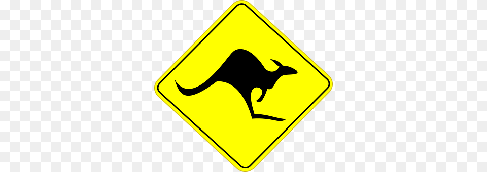 Kangaroo Sign, Symbol, Road Sign, Blackboard Free Png