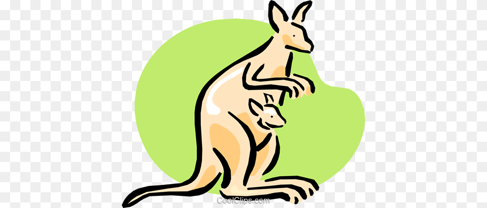Kangaroo And Joey Royalty Vector Clip Art Illustration, Animal, Mammal Free Png Download