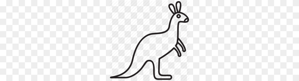 Kangaroo Clipart, Bow, Weapon, Animal, Mammal Png