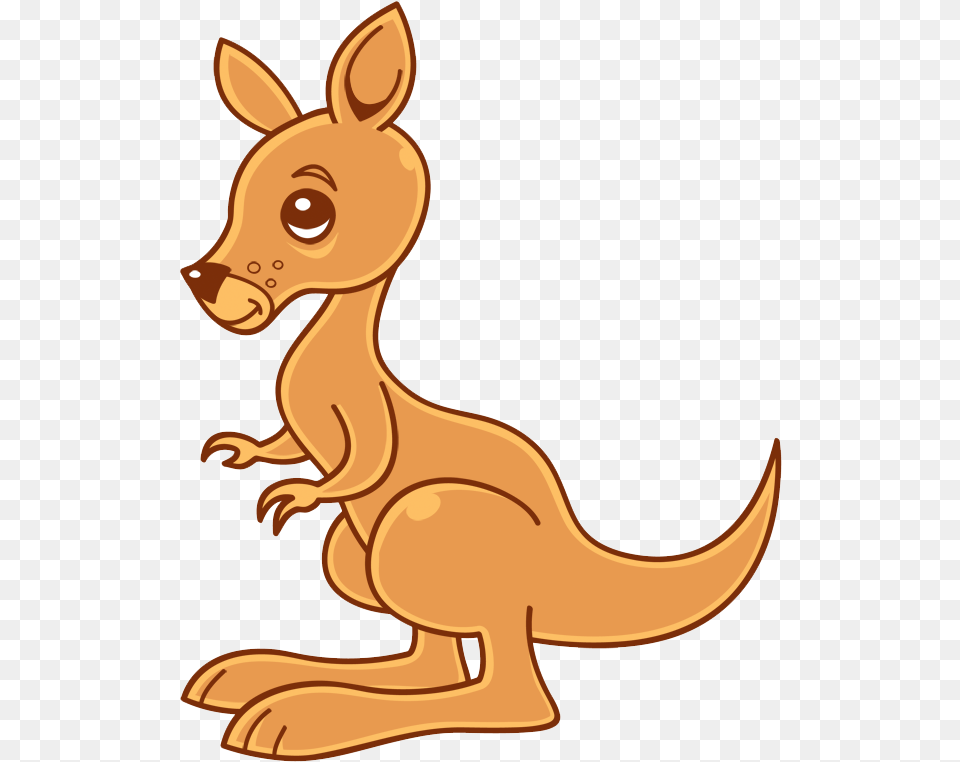 Kangaroo Clipart Vertebrate Transparent Background Kangaroo Cartoon, Animal, Mammal Png Image