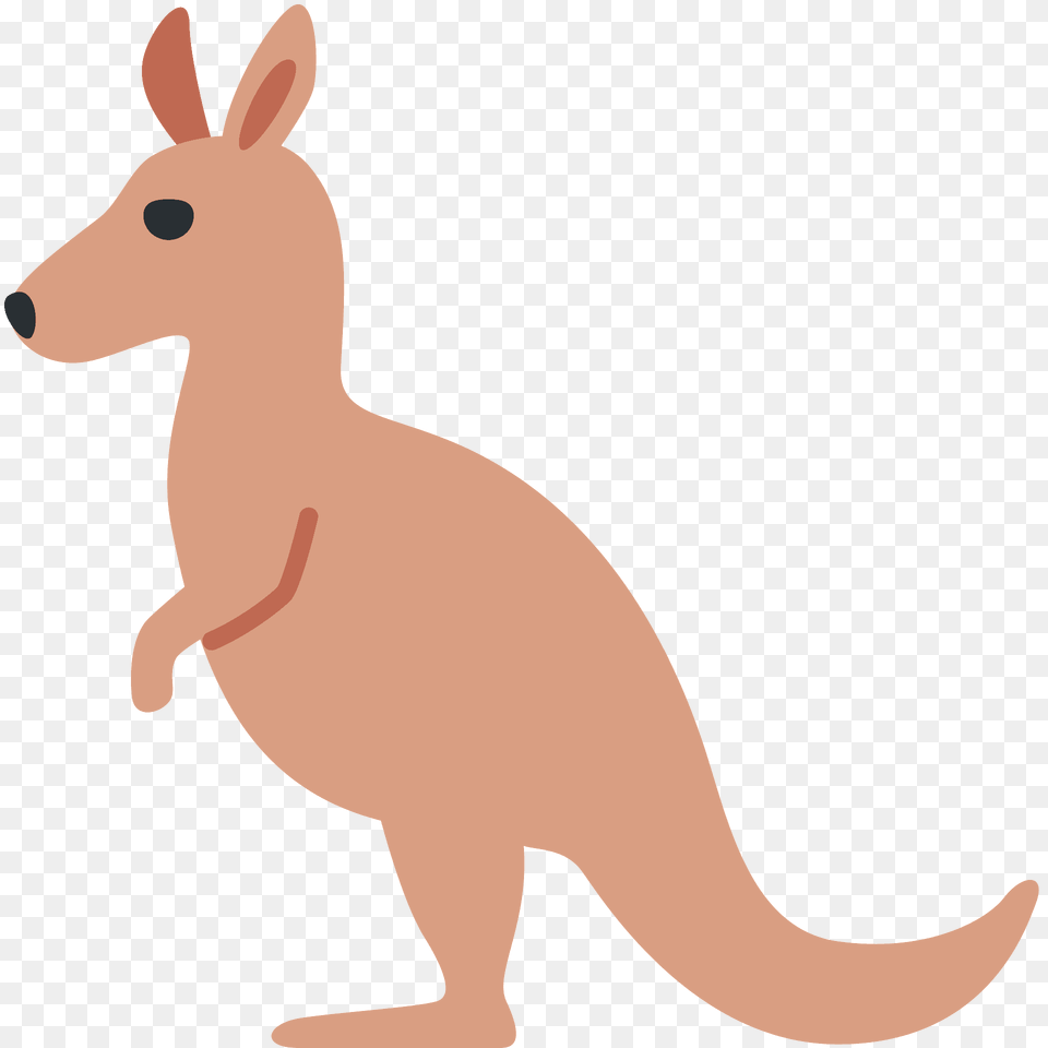 Kangaroo Emoji Clipart, Animal, Mammal Png