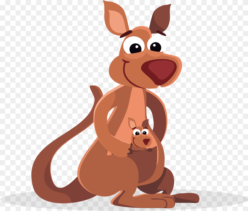 Kangaroo To Use Clipart Kangaroo Baby In Bag, Animal, Mammal, Bear, Wildlife Free Png Download