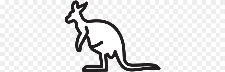 Kangaroo Icon Of Selman Icons Kangaroo Icon, Animal, Mammal, Smoke Pipe Free Transparent Png