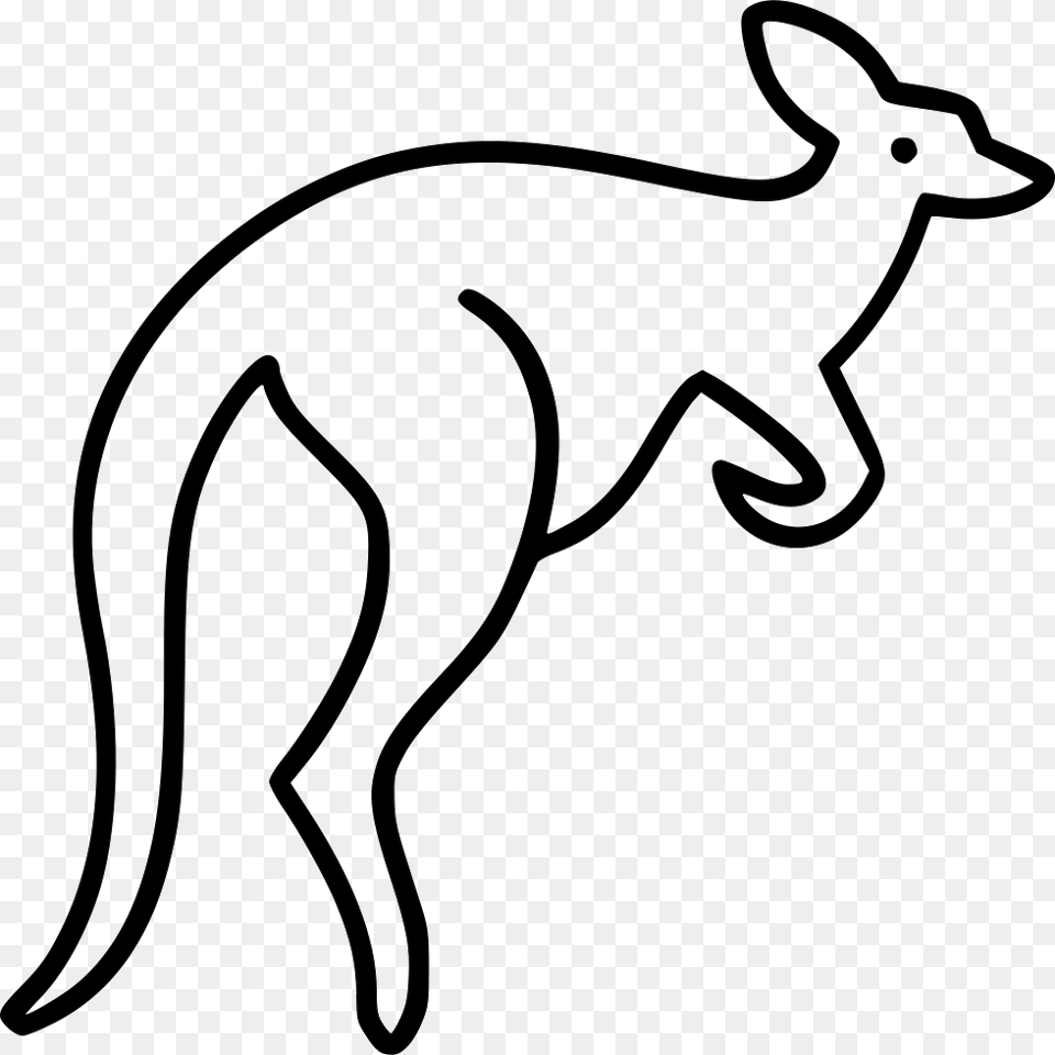 Kangaroo Kangaroo Icon, Animal, Mammal Free Png Download
