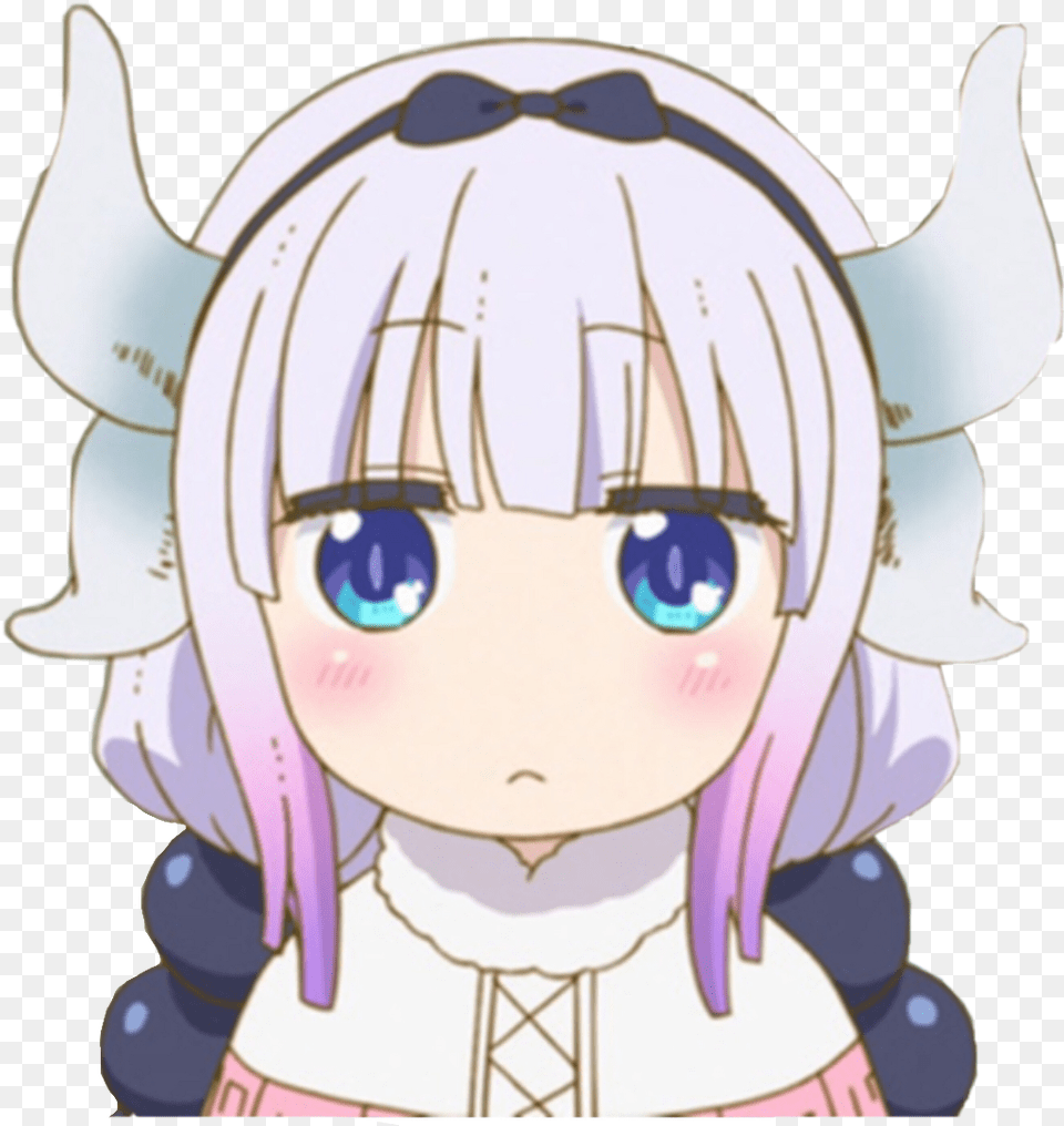 Kanna Dragonmaid Anime Mrs Kobayashi Dragon Maid Kanna, Book, Comics, Publication, Baby Png Image