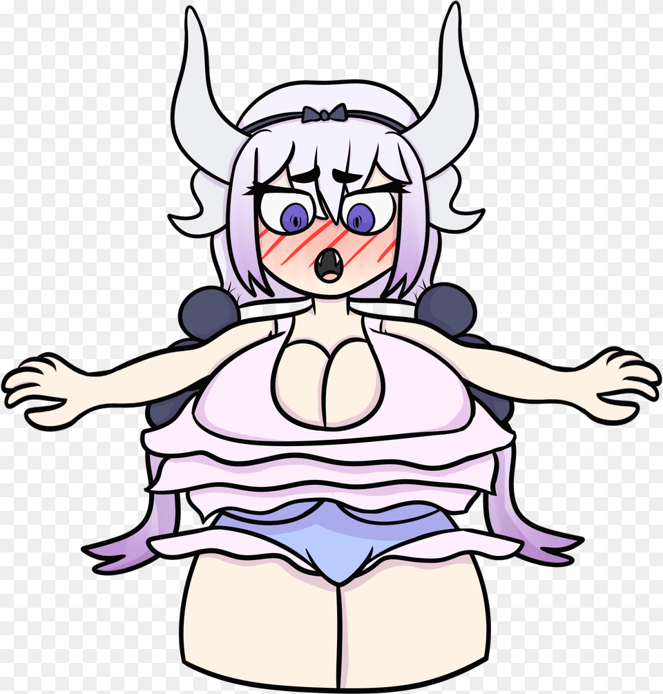Kanna Kamui Swimsuit By Trueoculus Fictional Character, Book, Comics, Publication, Baby Png Image