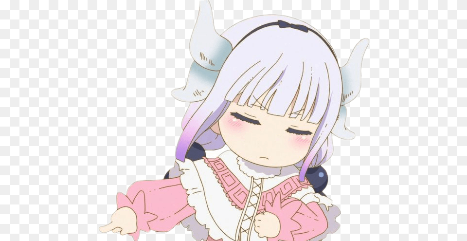 Kanna Sticker Anime Memes For Discord, Book, Comics, Publication, Baby Png Image