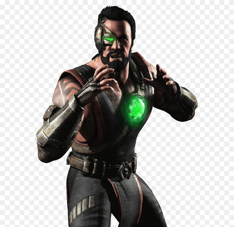 Kano The Black Dragon Member From The Mortal Kombat Series, Adult, Person, Man, Male Free Transparent Png