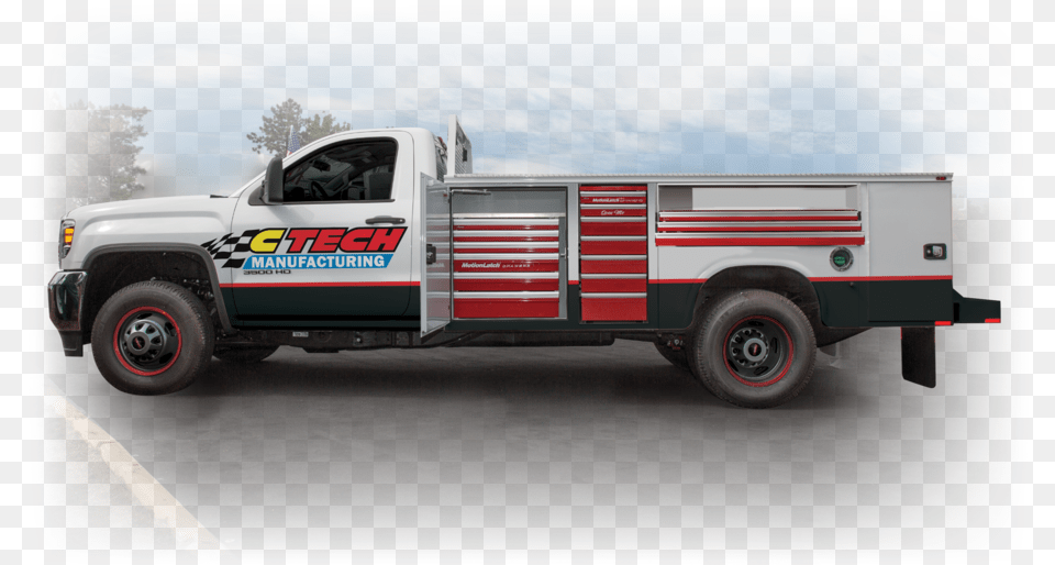 Kanpheide Truck With Drawers Decals Pickup Truck, Pickup Truck, Transportation, Vehicle, Machine Png Image