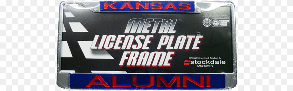 Kansas Alumni Frame Oregon State Beavers Metal Inlaid Acrylic Licence Plate, License Plate, Transportation, Vehicle, Scoreboard Png