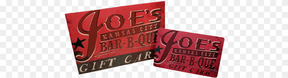 Kansas City Bar B Que Gift Card For Restaurant Joe39s Kansas City Bar B Que, Text, Scoreboard, Paper Free Transparent Png