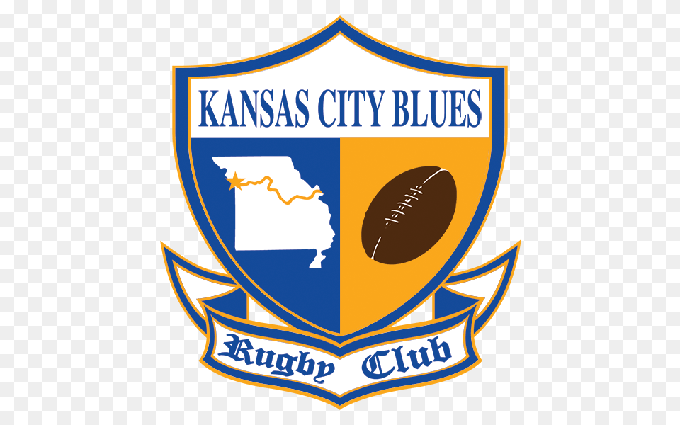 Kansas City Blues Rugby Logo, Badge, Symbol, Emblem, Ball Free Png