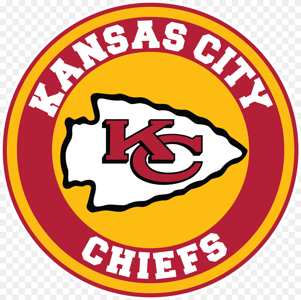 Kansas City Chiefs Circle Logo Vinyl Kansas City Chiefs Logo, Sticker, Weapon, Arrow, Arrowhead Free Png Download