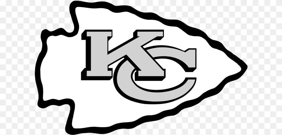 Kansas City Chiefs Logo Black Kc Chiefs Logo Black And White, Arrow, Arrowhead, Weapon, Text Png Image