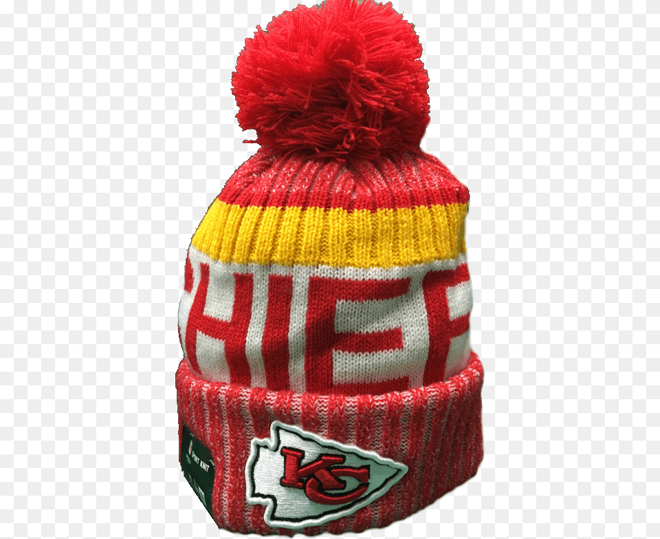 Kansas City Chiefs Nfl 17 Sideline Pom Toque Kansas City Chiefs Toque, Beanie, Cap, Clothing, Hat Png