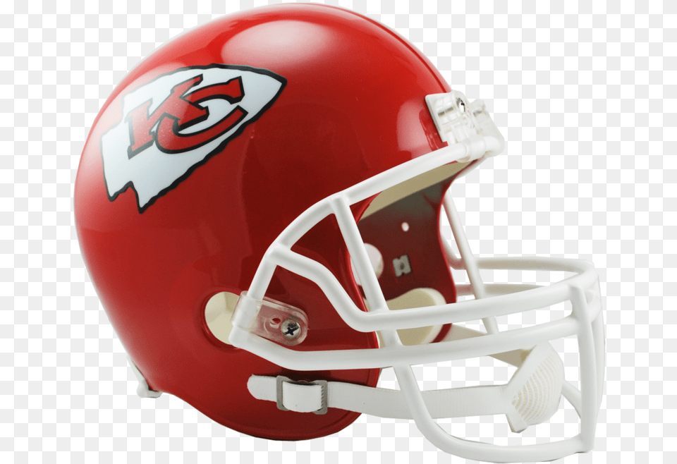Kansas City Chiefs Replica Vsr4 Full Size Helmet Chiefs Football Helmet, American Football, Football Helmet, Sport, Person Free Png