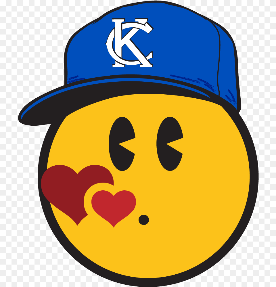 Kansas City Emojis Celebrate Cityu0027s Love For Chiefs Royals Clip Art, Baseball Cap, Cap, Clothing, Hat Png Image