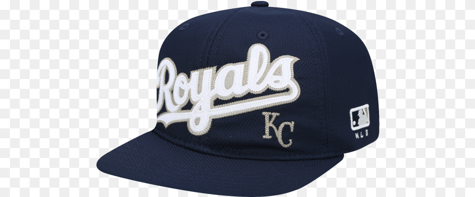 Kansas City Royals Classic Cursive Flat Visor Baseball Cap, Baseball Cap, Clothing, Hat Free Png Download