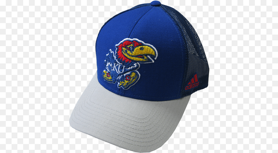 Kansas Jayhawk Adidas Structured Adjustable Hat Baseball Cap, Baseball Cap, Clothing Free Png