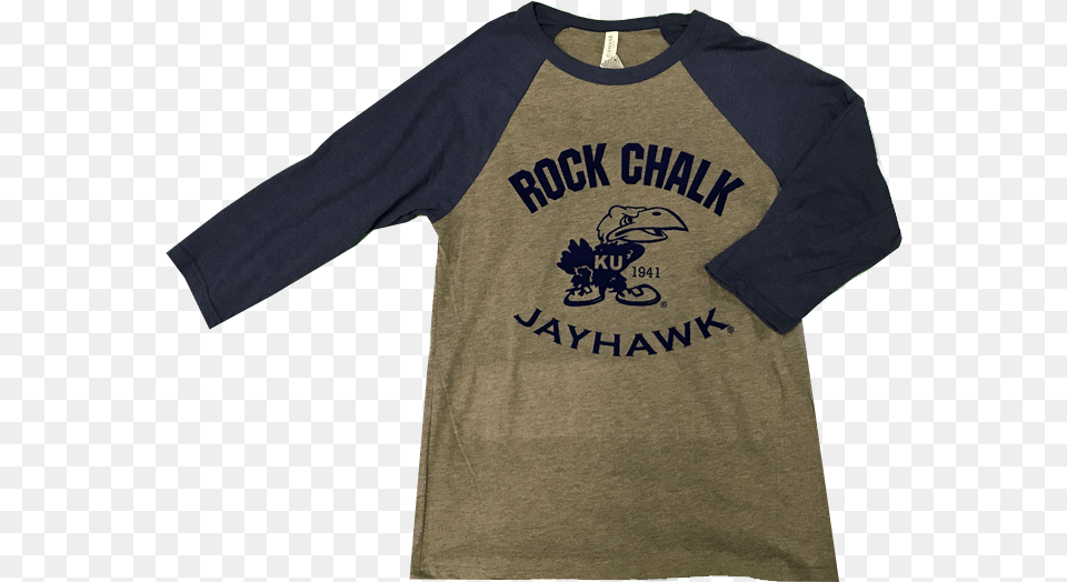 Kansas Jayhawks 1941 Flock 34 Sleve Kansas Jayhawks, Clothing, Long Sleeve, Shirt, Sleeve Free Png