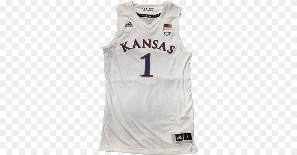 Kansas Jayhawks Adidas Jersey Adidas Kansas Basketball Jersey, Clothing, Shirt Free Png Download