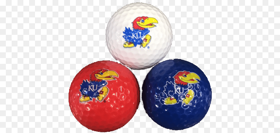 Kansas Jayhawks Golf Ball 3 Pack Inflatable, Golf Ball, Sport, Balloon, Football Free Transparent Png