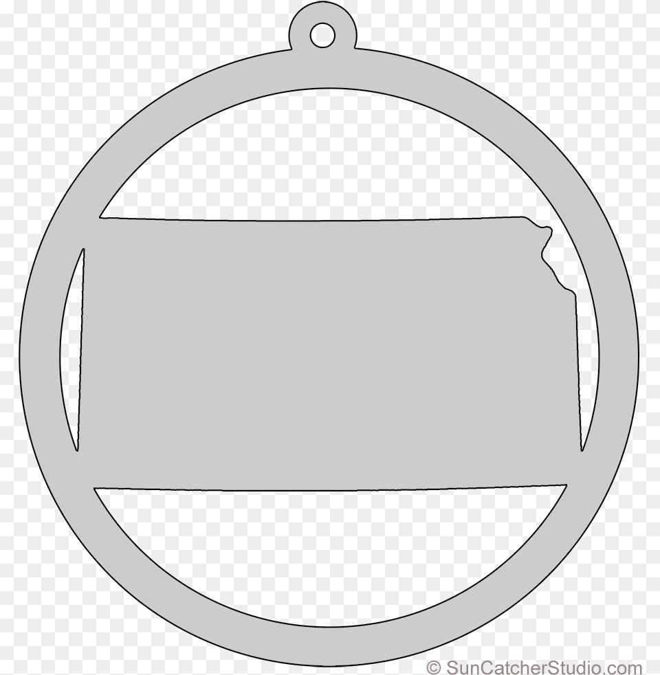 Kansas Map Circle Free Scroll Saw Pattern Shape State Pattern, Accessories, Bag, Handbag Png