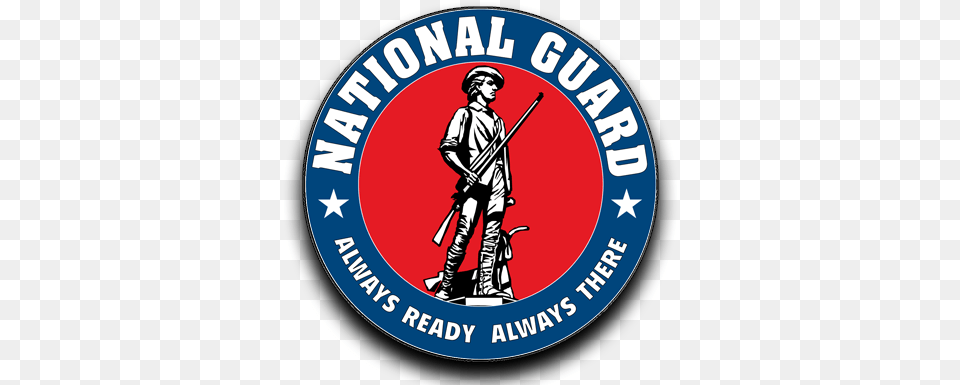 Kansas National Guard Stresses Importance Of Winter Army National Guard Logo, Adult, Person, People, Man Free Png Download
